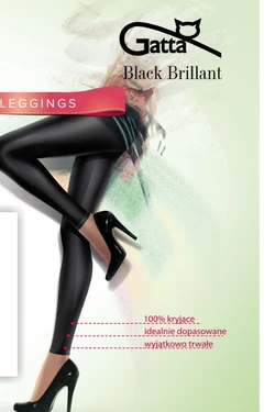 Леггинсы женские GATTA LEGGINGS BLACK BRILLANT L, XL