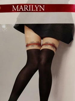 Колготки жіночі Zazu Red lace 1/2 Колготки жіночі Zazu Red lace 1/2
