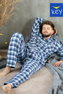 Пижама мужская из фланели KEY MNS 426 B23 M, L, XL, XXL Пижама мужская из фланели KEY MNS 426 B23 M, L, XL, XXL