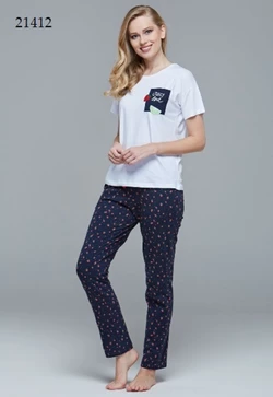 Пижама женская PJS 21412-36-WHITE Пижама женская PJS 21412-36-WHITE