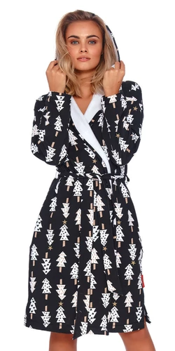 Женский халат DOCTOR NAP SWW-4136-BLACK-L Женский халат DOCTOR NAP SWW-4136-BLACK-L