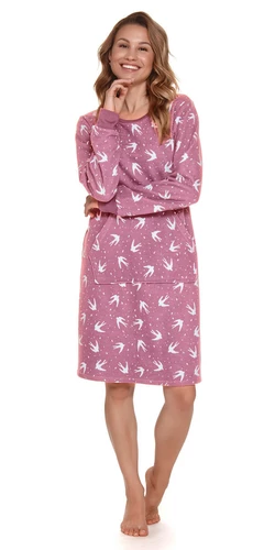 Ночная рубашка, ночнушка женская DOCTOR NAP TM-4398 байка Ночная рубашка, ночнушка женская DOCTOR NAP TM-4398 байка