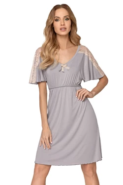 Ночная рубашка, ночнушка женская BABELLA DELIA SZARY S Ночная рубашка, ночнушка женская BABELLA DELIA SZARY S