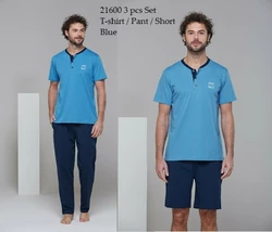 Піжама чоловічий PJS 21600-M-BLUE